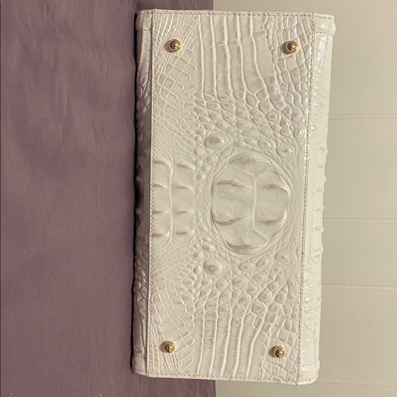 Brahmin Ivory -Caroline Luxury Croc-Embossed Handbag - Picture 16 of 16